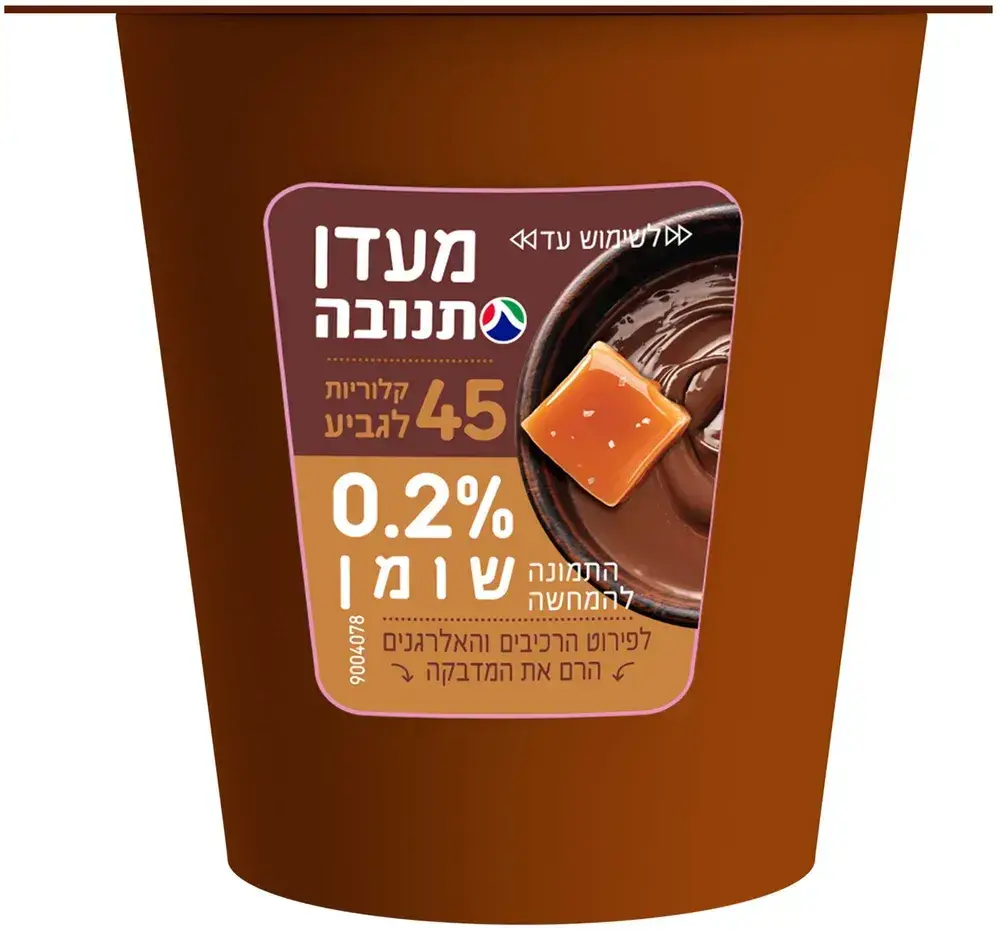 מעדן תנובה דיאט שוקולד וקרמל מלוח 0%