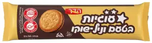 עוגיות סנדוויץ' וניל במילוי קרם שוקו 150 גר הדר