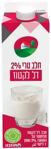 חלב טרי דל לקוז 2% ל'
