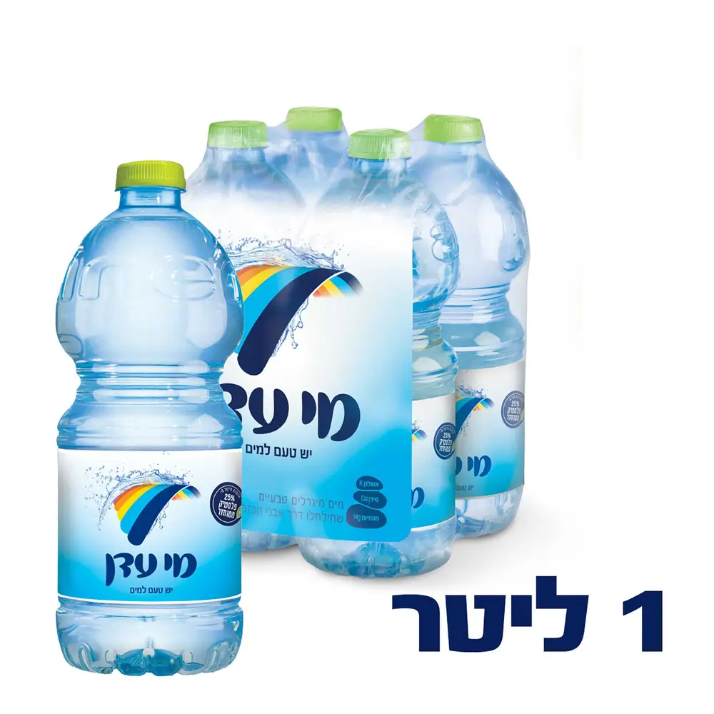 מי עדן 1 ליטר 4 רביעיות
