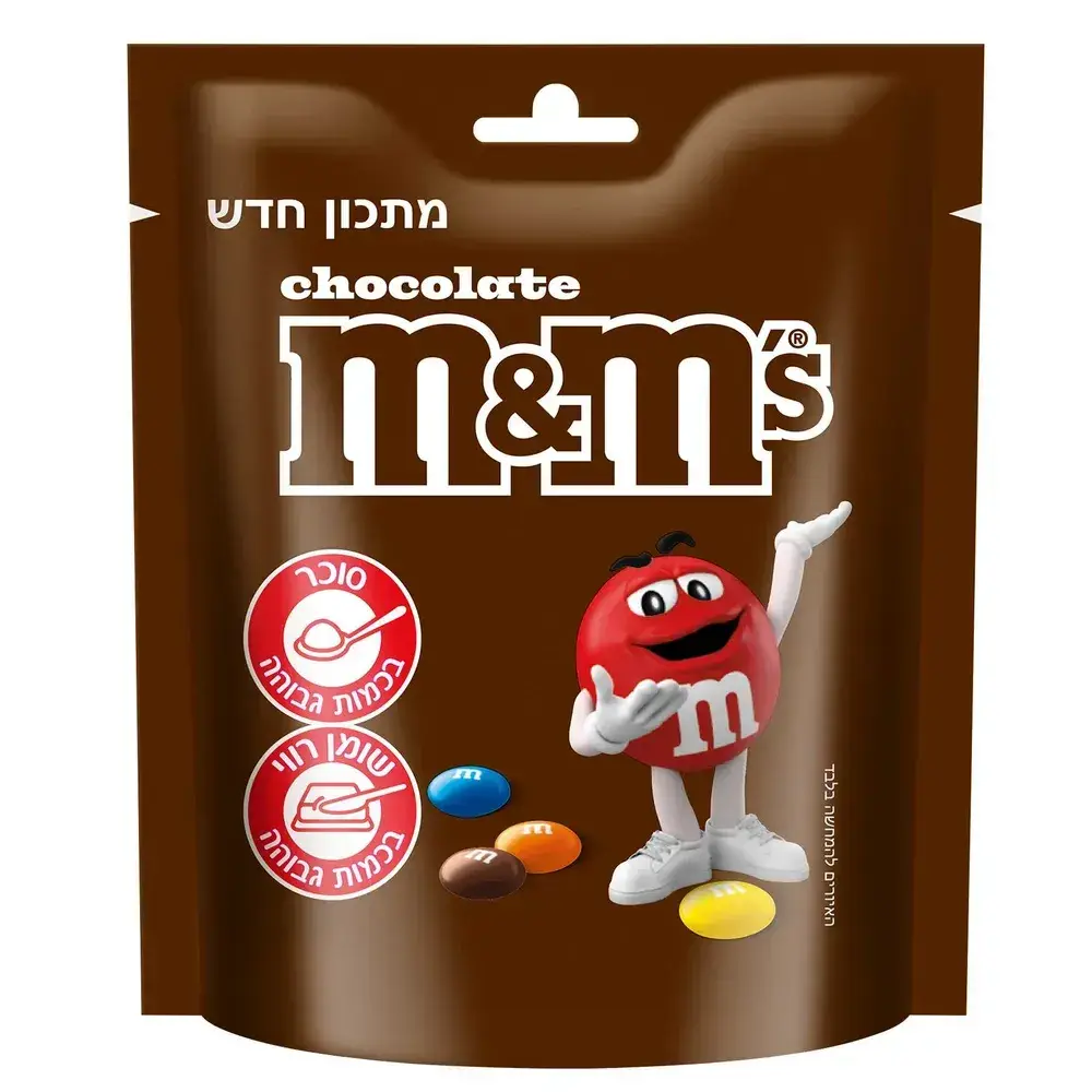 שקית מ&מ חום 250ג