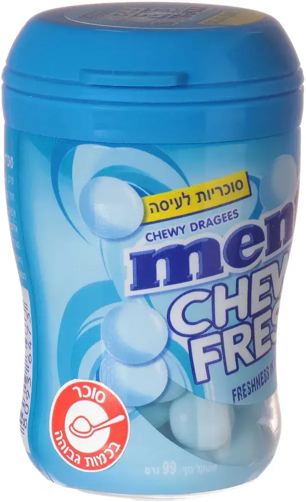 סוכריות מנטוס בקבוק טעם מנטה