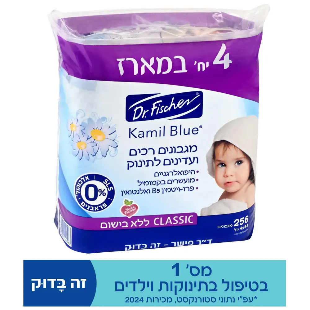 קמיל בלו מגבוניי ללא בישום 4*64יח