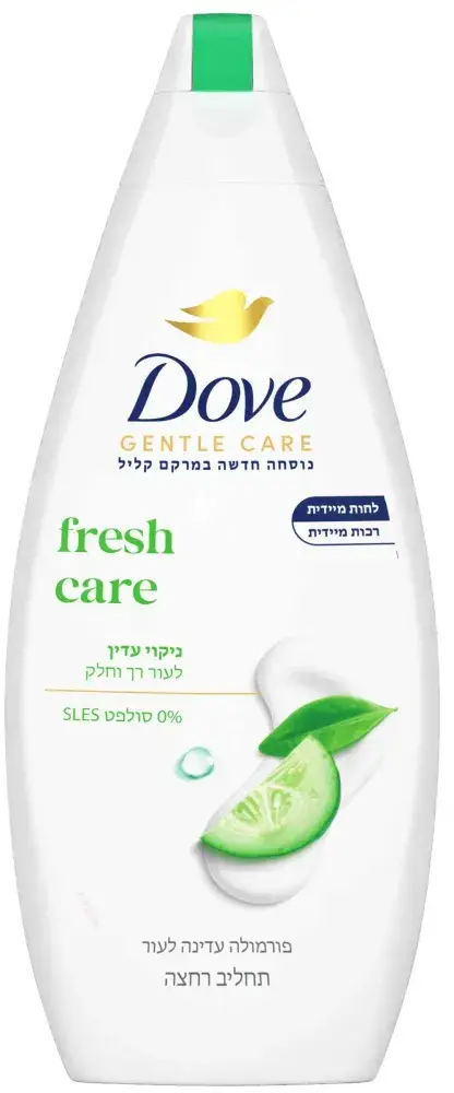 תחליב רחצה מלפפונים דאב 750 מ"ל
