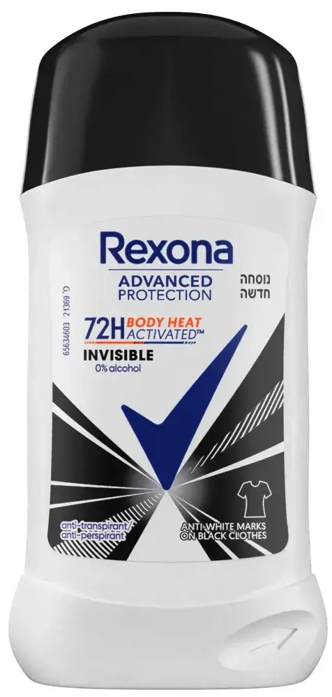רקסונה דאודורנט סטיק אינביזיבל 50 גרם