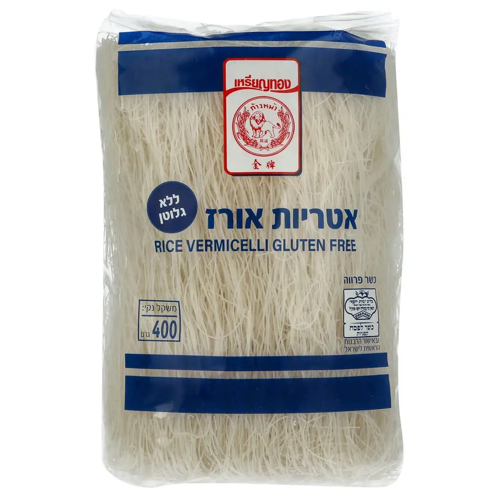 אטריות אורז דקות 400 ג' ורמיצ'לי(ליאן טונג)ללג-כ