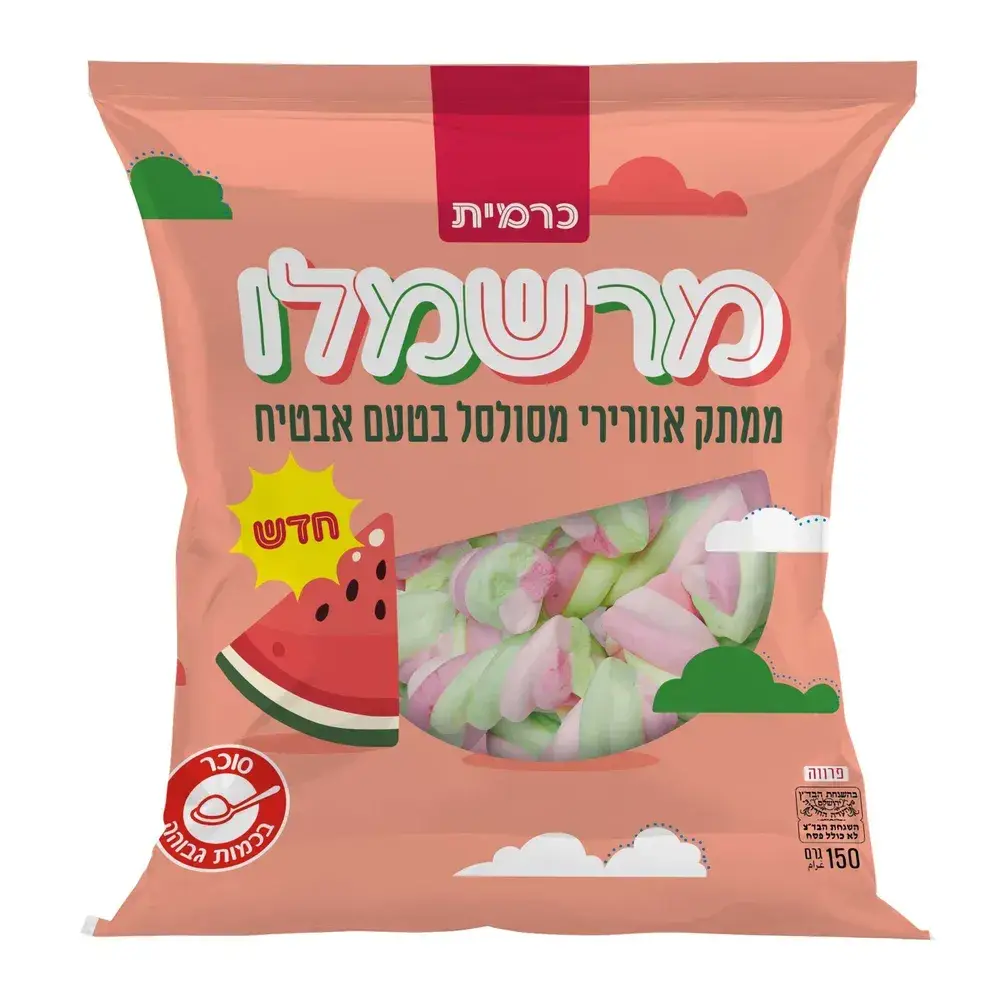מרשמלו טוויסט בטעם אבטיח 150 גר