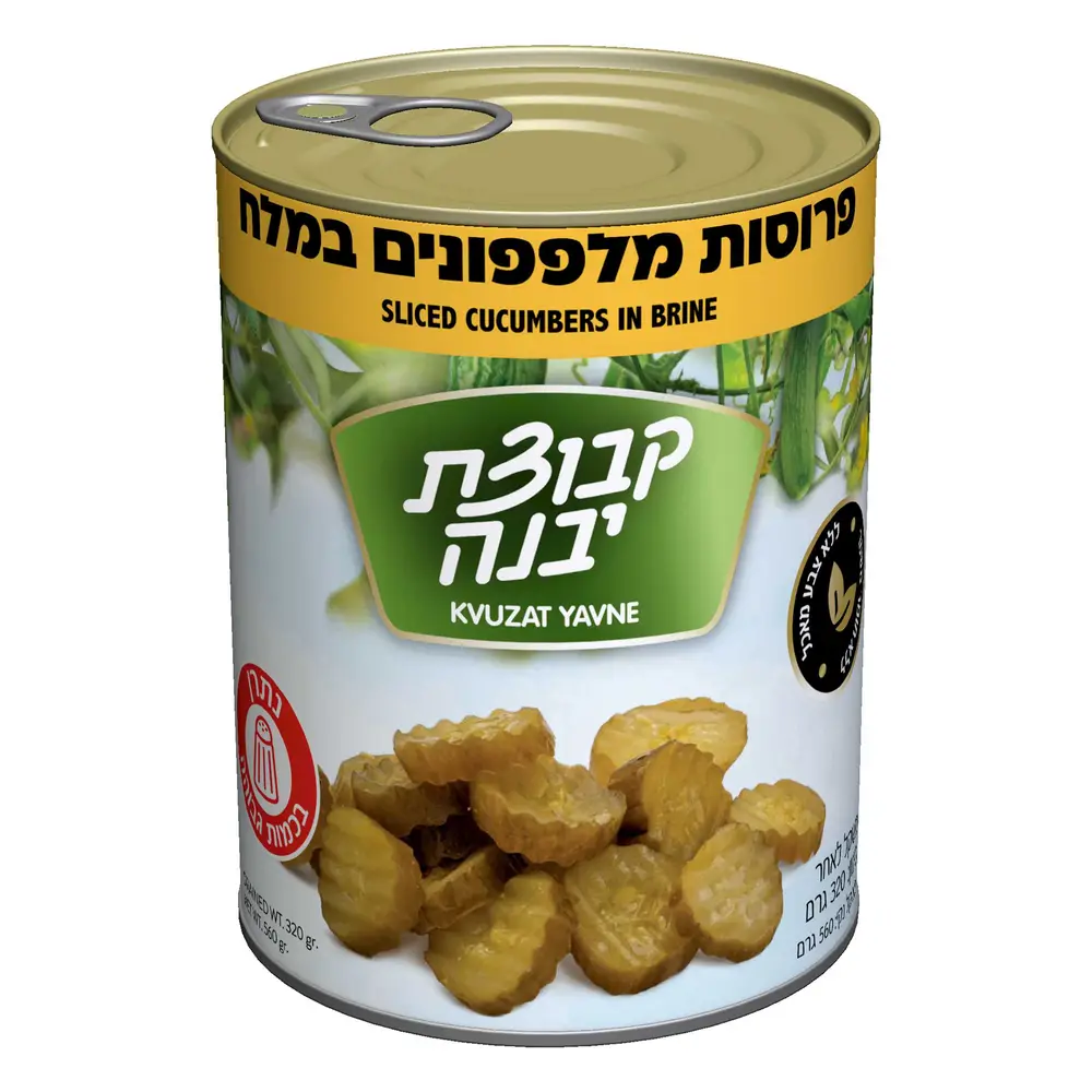 פרוסות מלפפון במלח 540ג