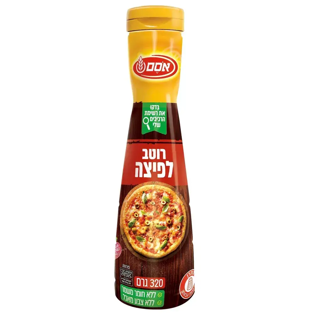 אסם רוטב פיצה 9*290מל