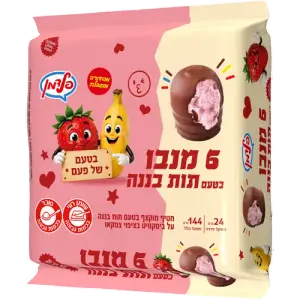 מנבו 6 תות בננה אירוז
