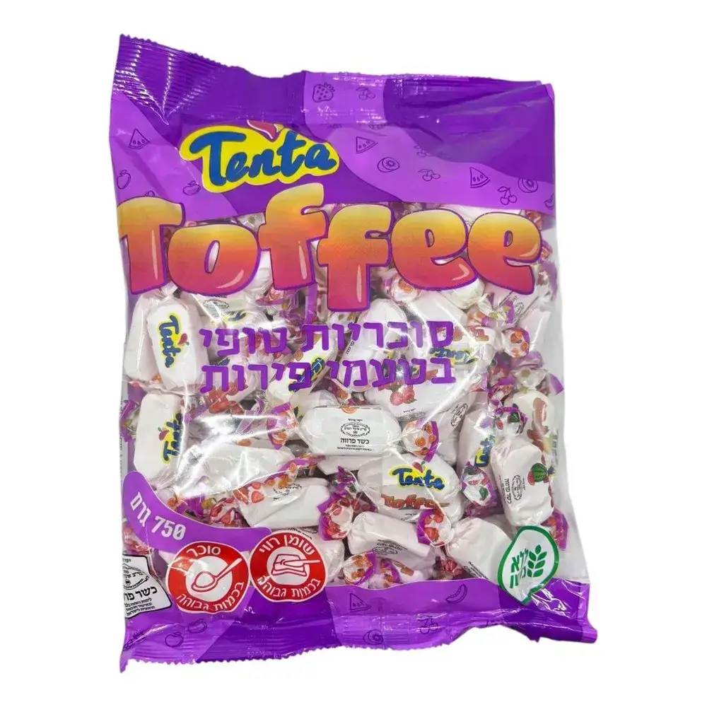 סוכריות טופי פירות 750 גר'