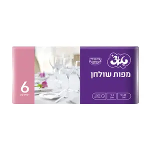 טאצ' מפות שולחן עבות במיוחד 6 יחידות
