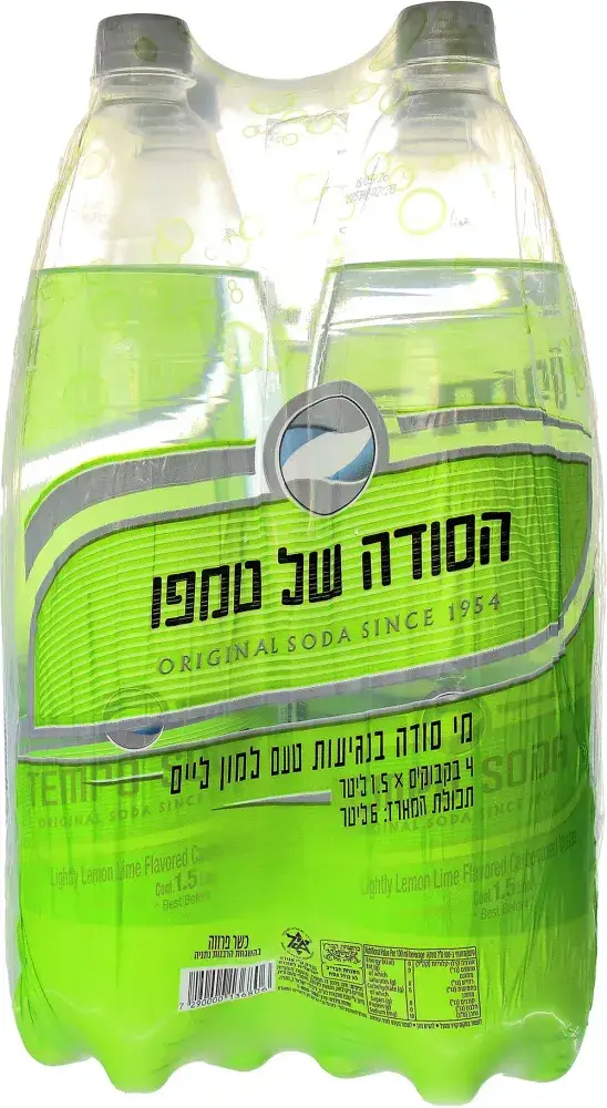 רביעיית סודה לימון 1.5 ליטר