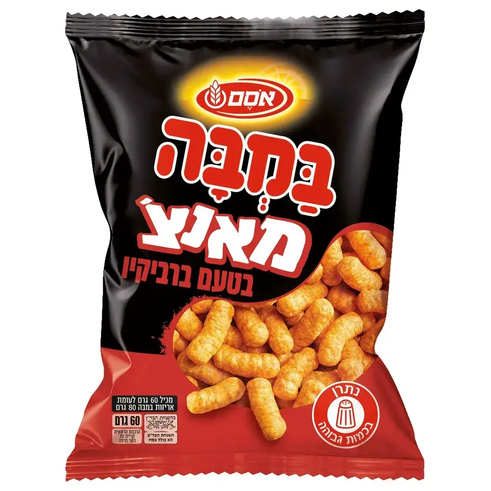 במבה מאנצ' ברבקיו 40*60גרם