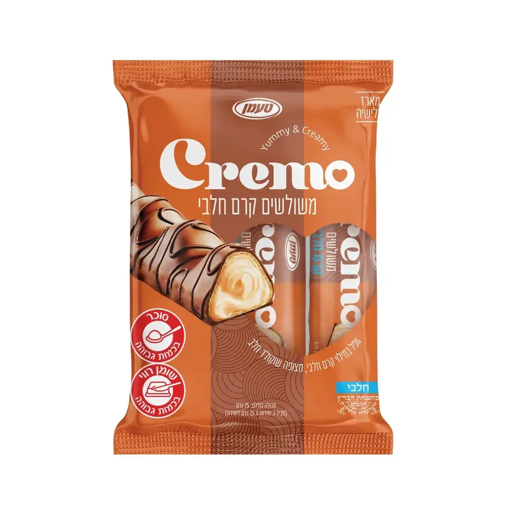 מארז cremo וופל קרם חלבי