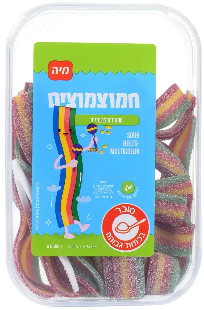 חמצוצים שטוחים צבעוניים