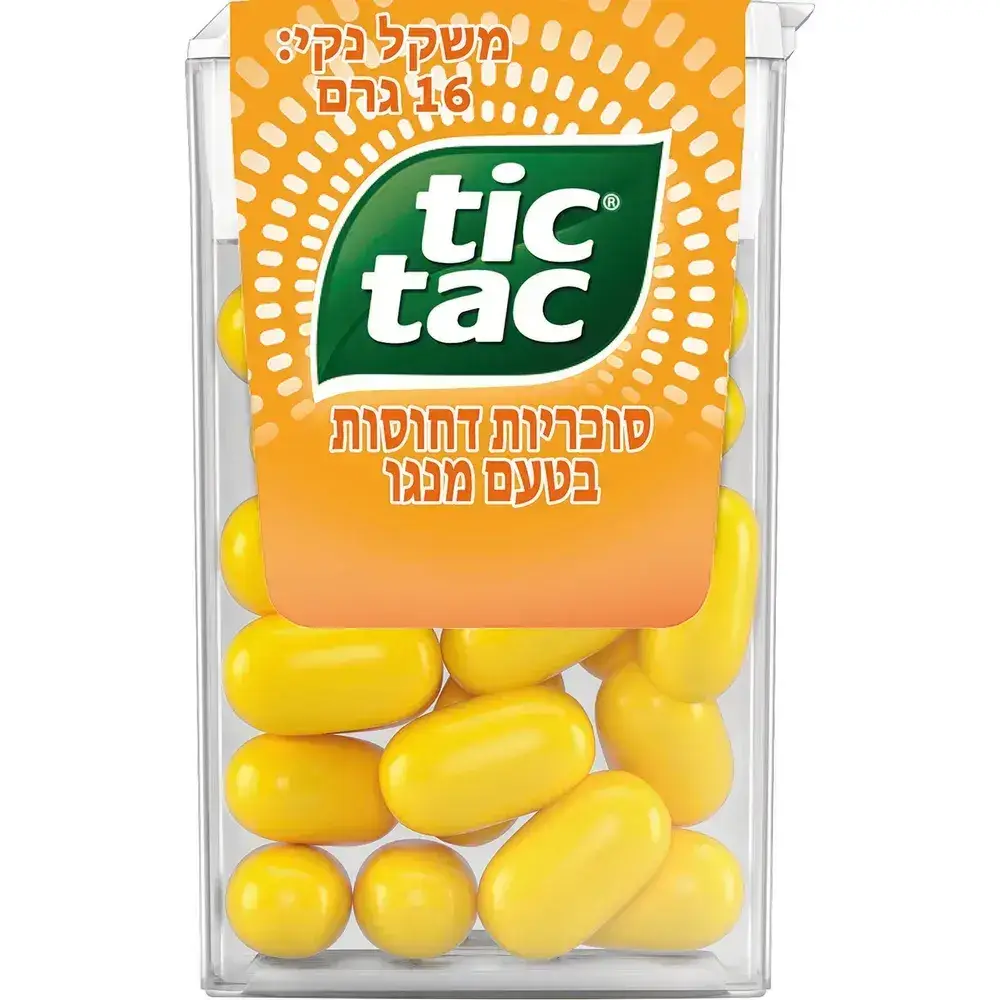 טיק טאק בטעם מנגו 24 יח'