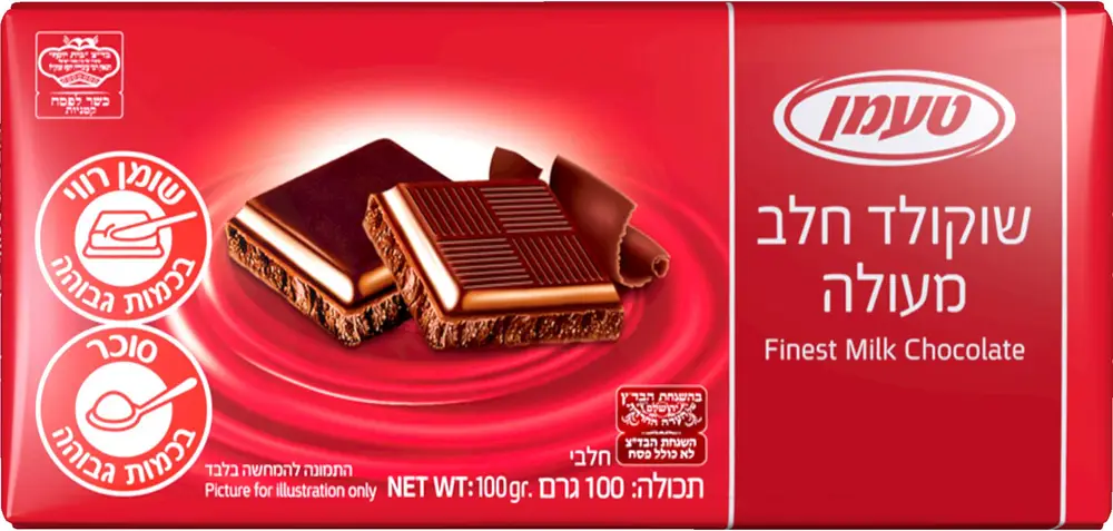 חמישיית שוקולד חלב טעמן