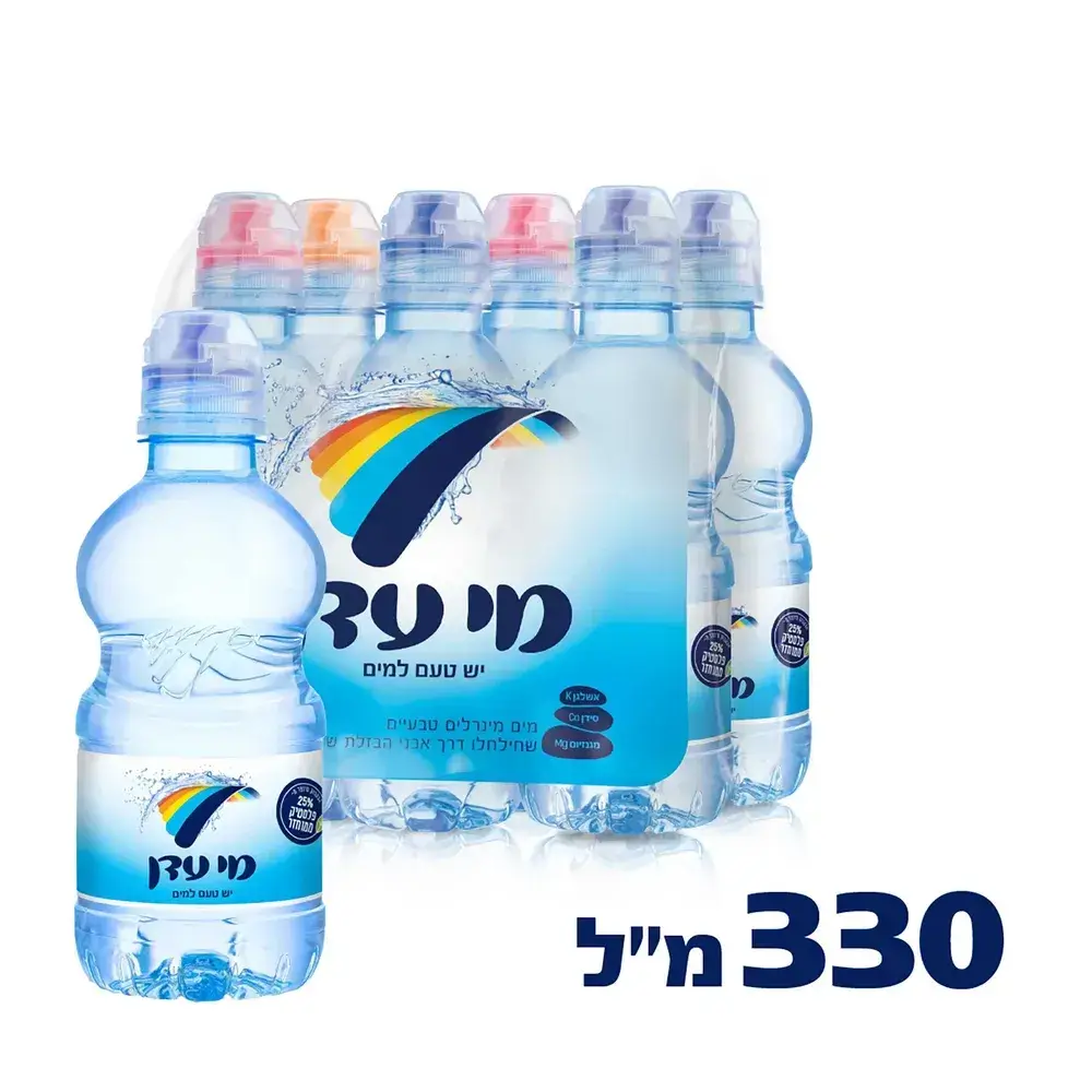 מי עדן בייבי 0.33 ליטר פקק ספורט שישייה