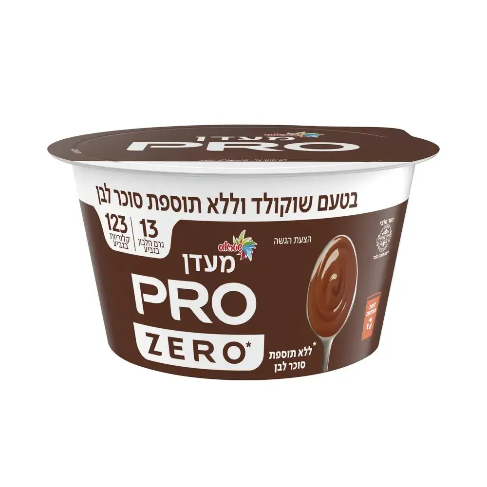 מעדן חלב בטעם שוקולד מעושר בחלבון ללס