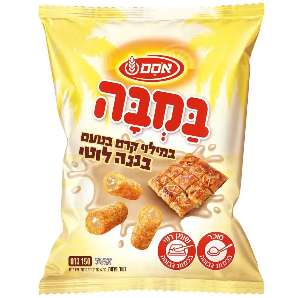 במבה במילוי בננה לוטי 24*150גרם