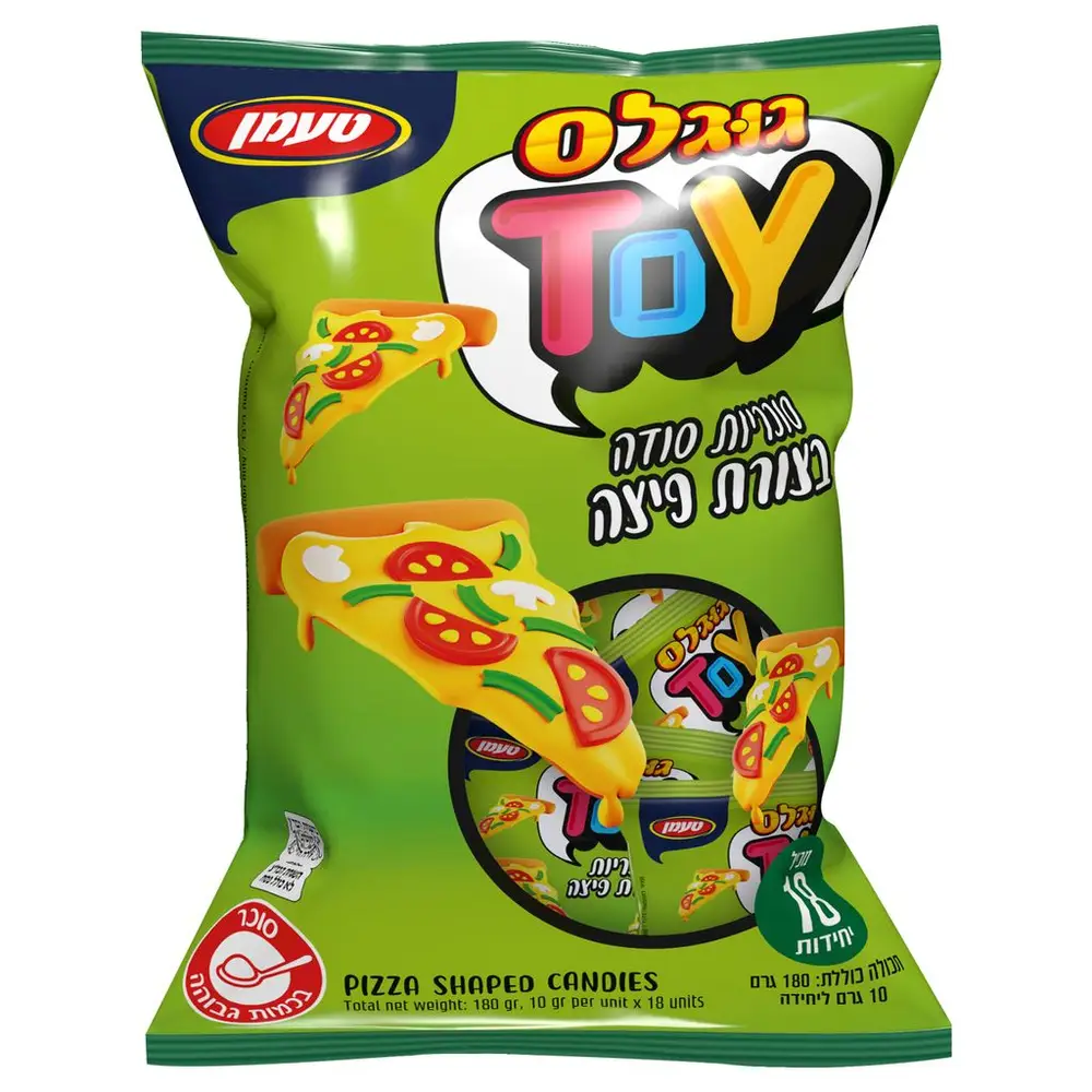 סוכריות סודה בצורת פיצה