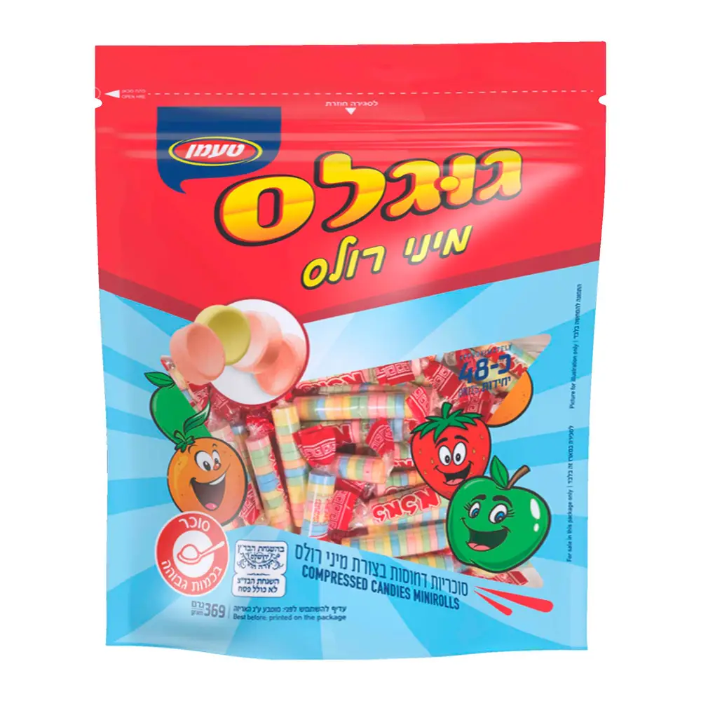 סוכריות מיני רולים 375 ג