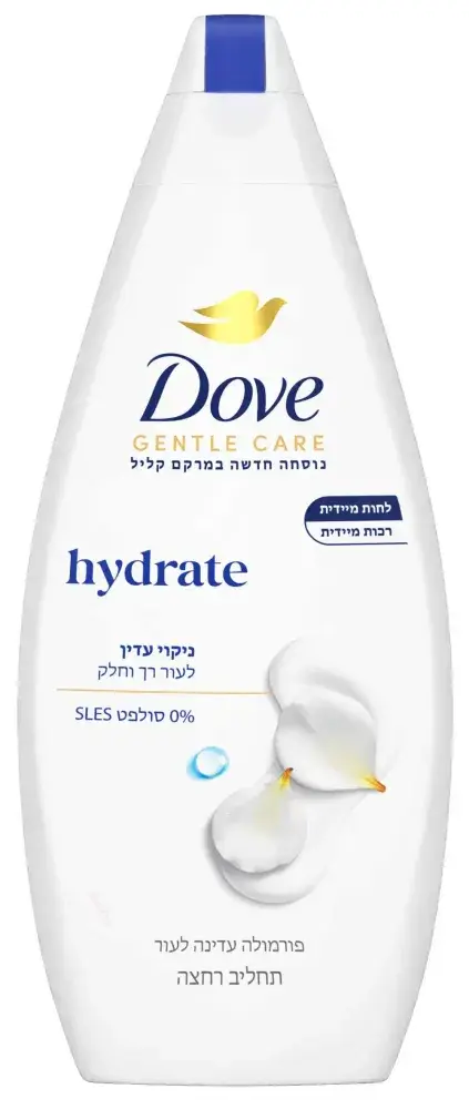 תחליב רחצה דאב הזנה עדינה 750מל
