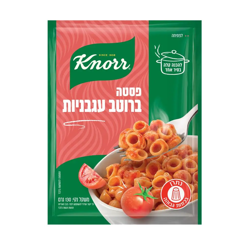 פסטה ברוטב עגבניות 130גרם