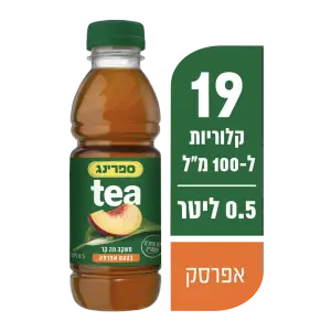 ספרינג תה אפרסק 500 מל 2
