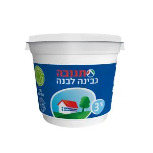 גבינה לבנה תנובה 3% 250ג' מהדרין