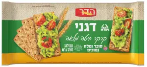 קרקר דגני ללא סוכר וללא מלח 250 גרם הדר