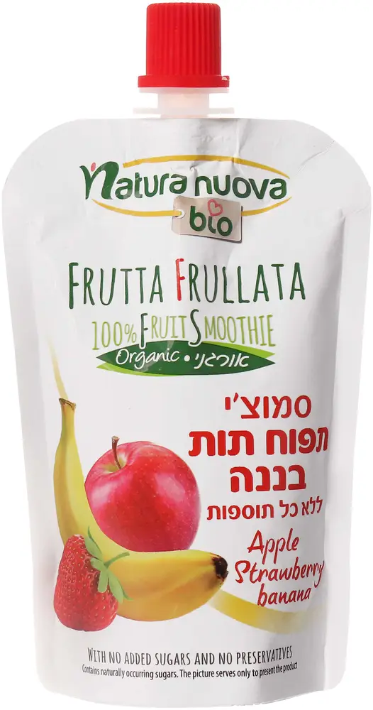 נטורה נובה - סמוזי תפוח תות בננה