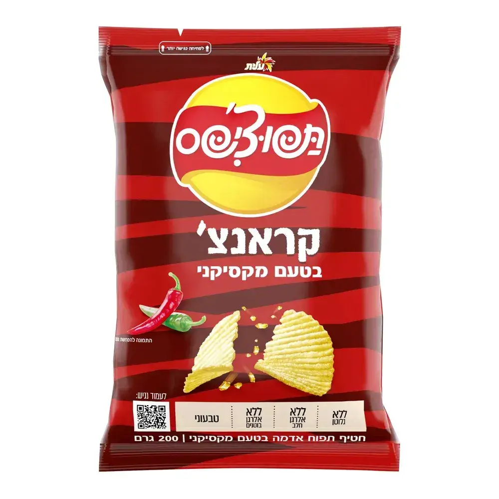 תפוצ`יפס אקסטרא מקסיקני 200 גרם
