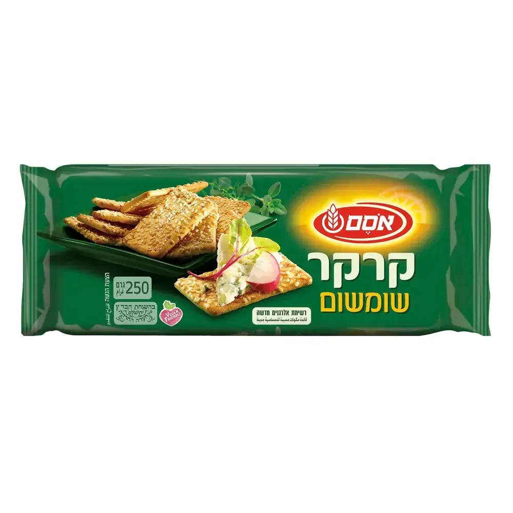 אסם קרקר שומשום 12*250גרם