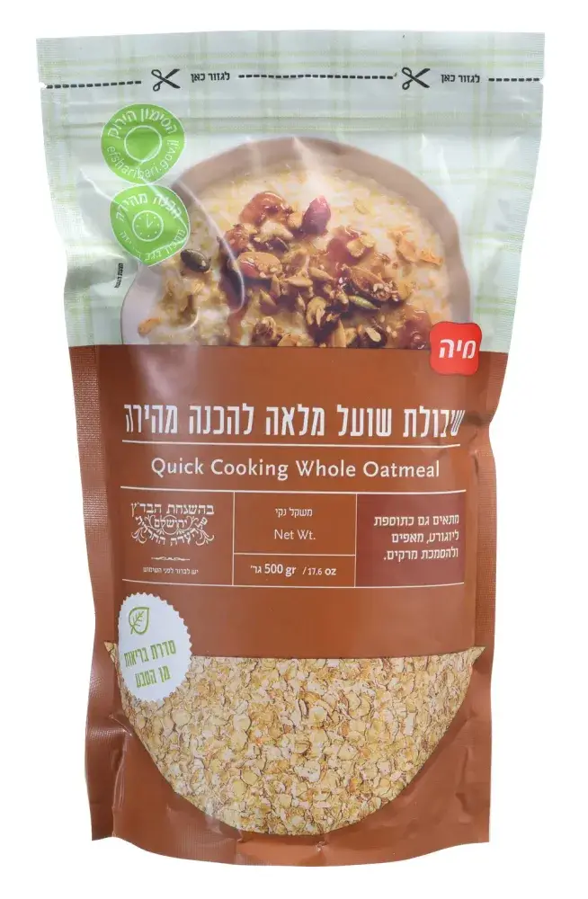 שיבולת שועל מלאה עבה 500 גר מיה