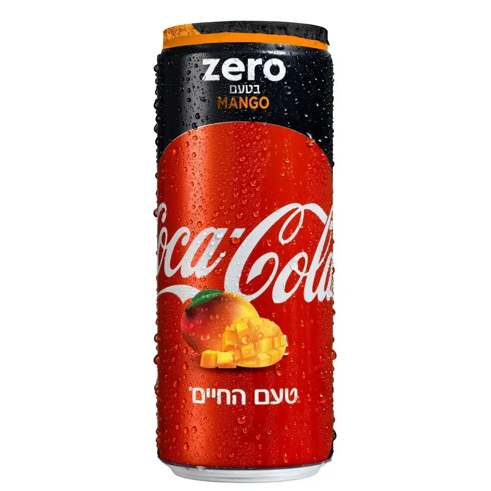 קוקה זירו מנגו פחית 330 מל