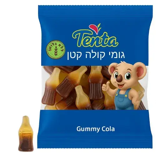 טטו גומי בקבוק קולה קטן חלק 500 גרם