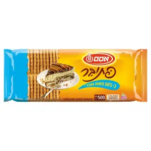 אסם פתי בר פחות סוכר 12*500גרם