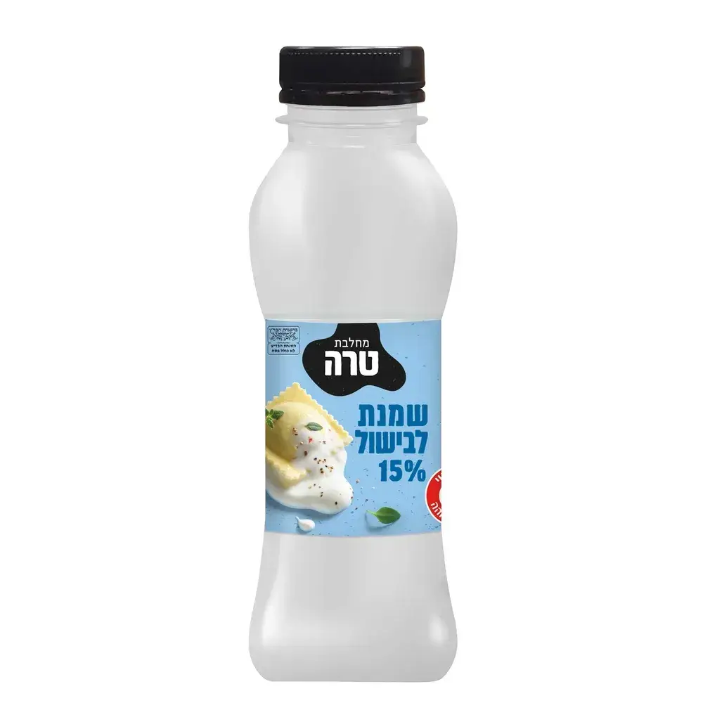 שמנת לבישול 15% בקבוק 250 מל