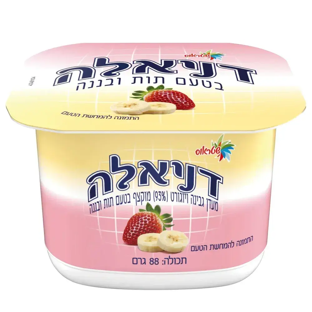 דניאלה מעדן תות בננה 150 מל