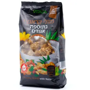 מוזלי קראנצ'י +אגוז 600 גר' 10X