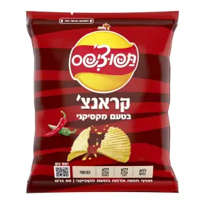 כשלפ תפוציפס קראנצ מקסיקני 50 גר 56 יח