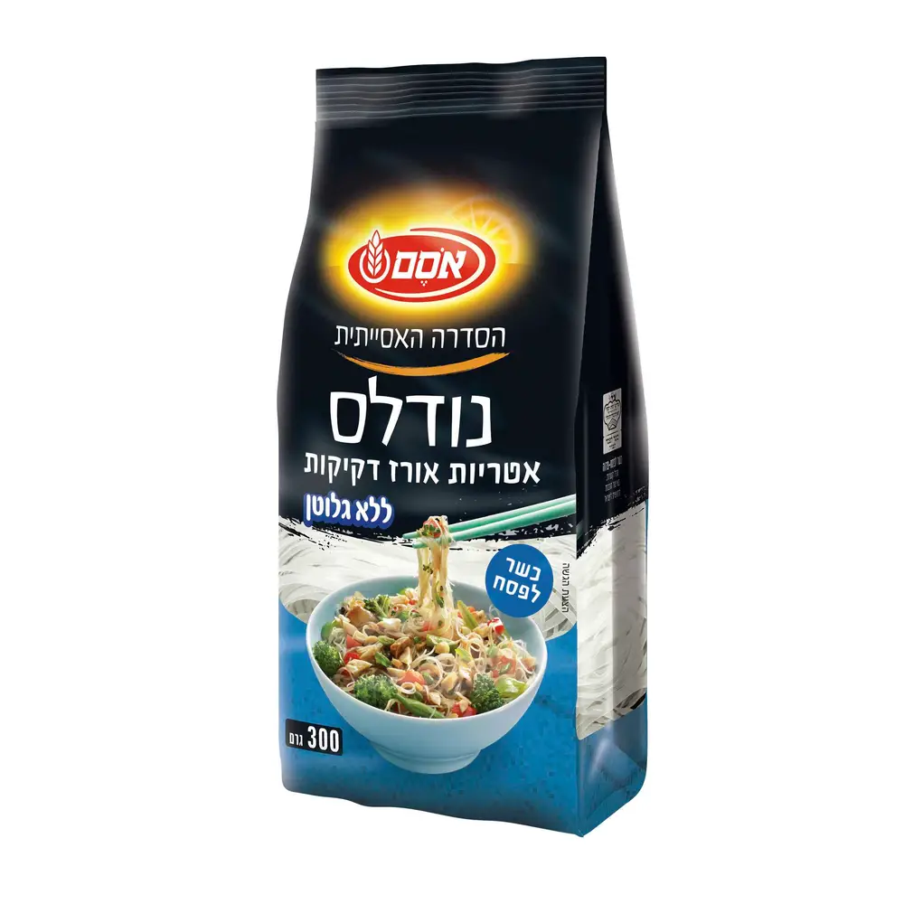 אסם נודלס אטריות אורז דקיקות כלפ 16*300ג