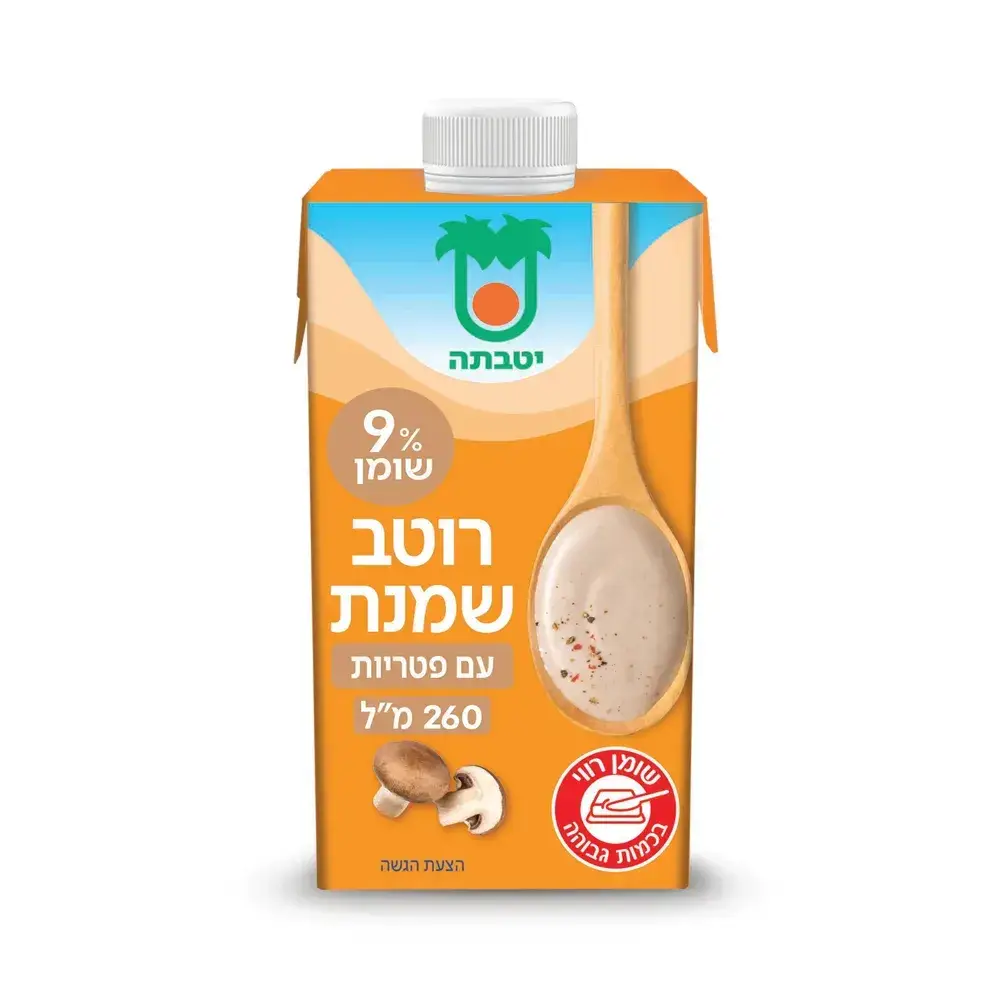 רוטב שמנת עם פטריות 9%