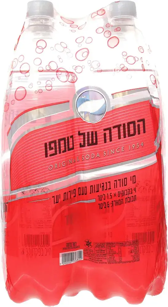 רביעיית סודה פירות יער 1.5 ל'
