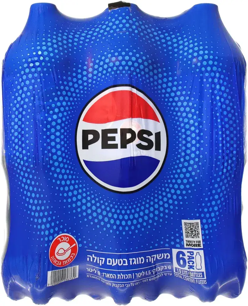 פפסי קולה 1.50X6ליטר