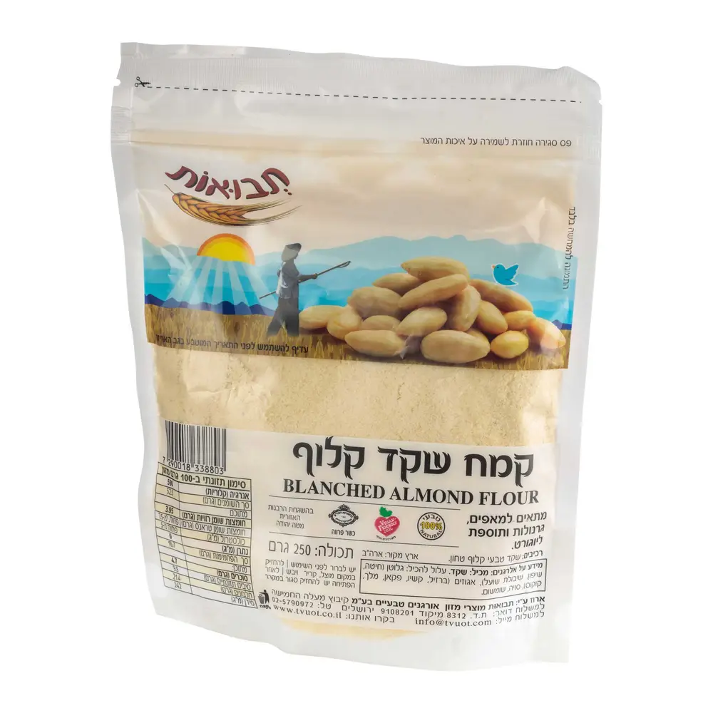 קמח שקד קלוף 250 גר {12 יח}