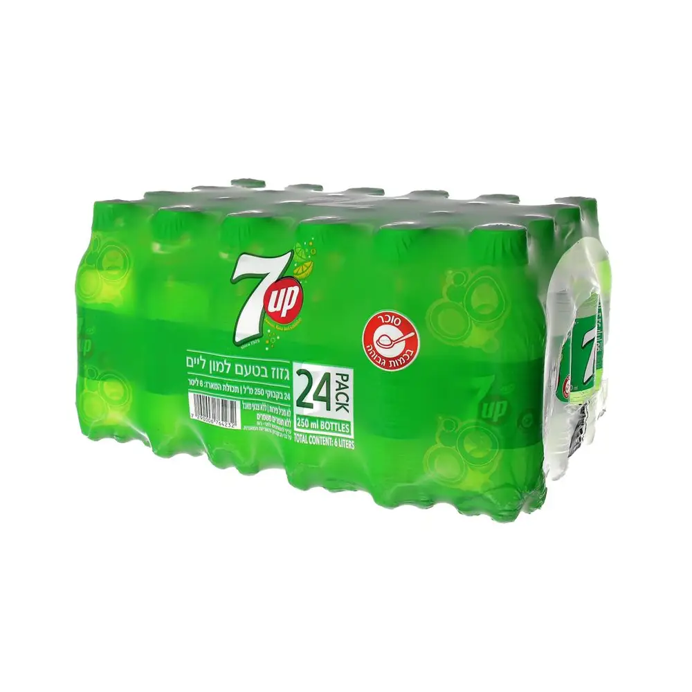 סבן אפ בקבוק 250*24 מ"ל
