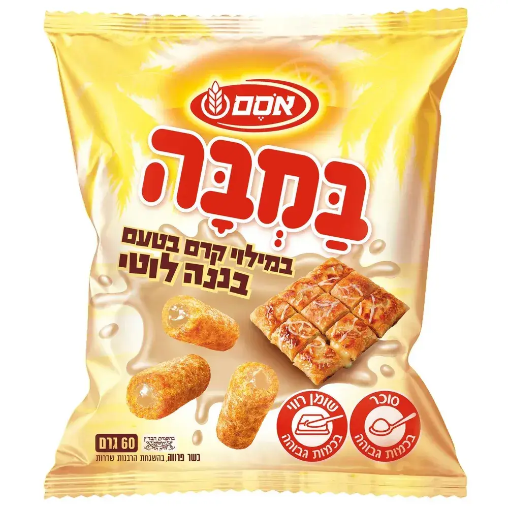 במבה במילוי בננה לוטי  40*60גרם